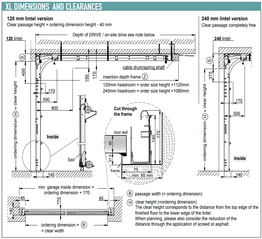XL Measuring Details
