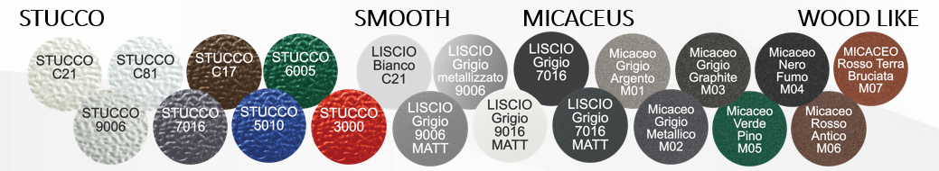 Apollo colour options
