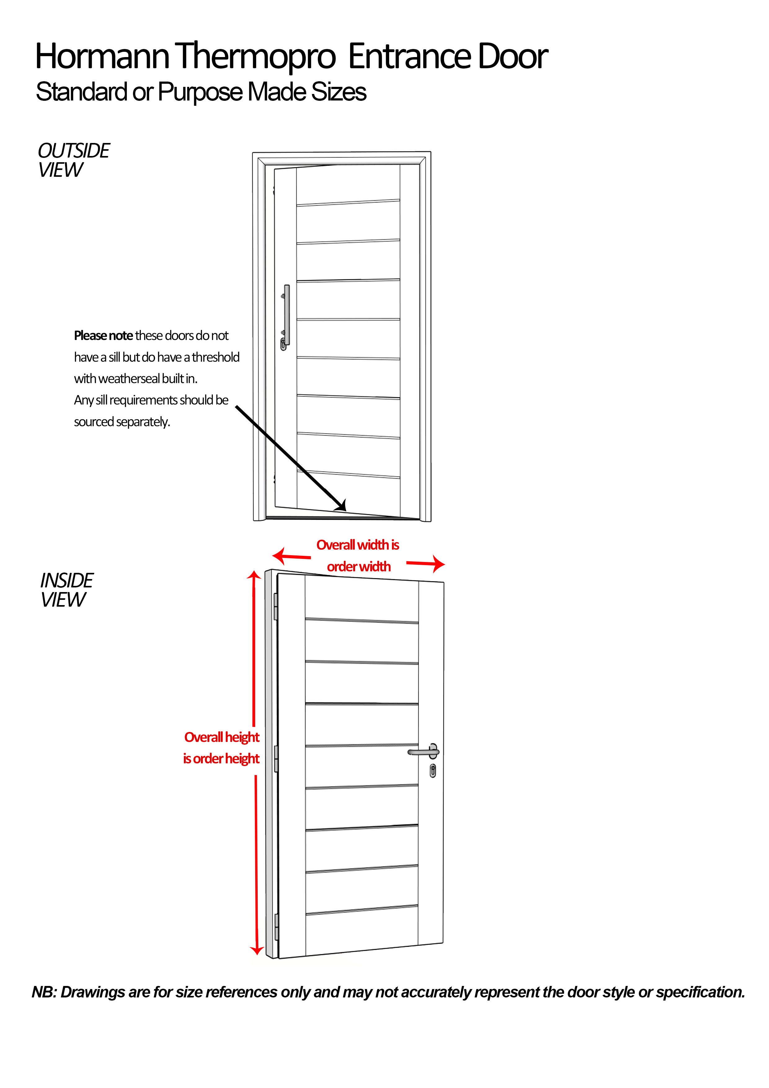 Thermo46 TPS 015 Hormann Steel Entrance Doors | Buy Entrance Doors from ...