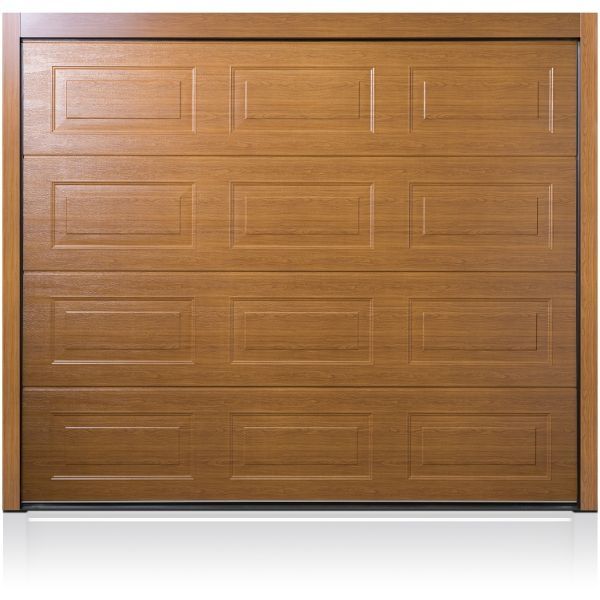 Carteck Carteck Georgian Wood Design Steel Sectional Garage Doors